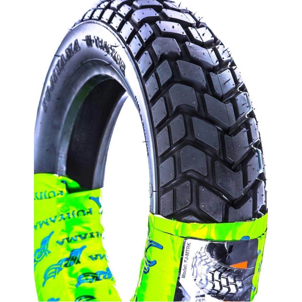ยางเรเดียล TUBELESS ไม่มียางใน FUJIYAMA 100/90-12 M-Tracker ลายกึ่งวิบาก KSR Zoomer X Scoopy i Club12