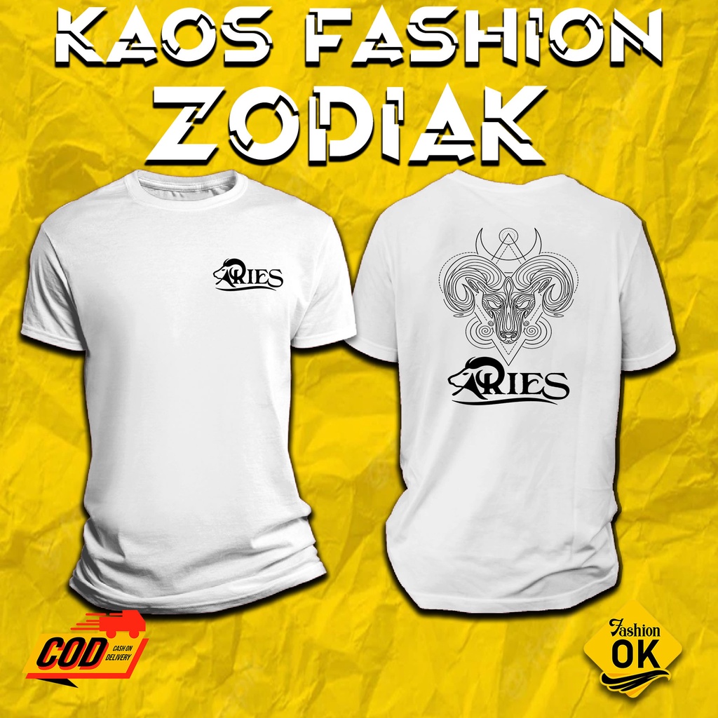 V666 ZODIAC ARTICLE เสื้อยืด - ARIES-STAR-VIRAL-TIKTOK