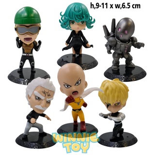 โมเดล วันพั้นแมน One Punch Man 6 แบบ แอ็คชั่น มีฐาน ครบชุด winnietoys