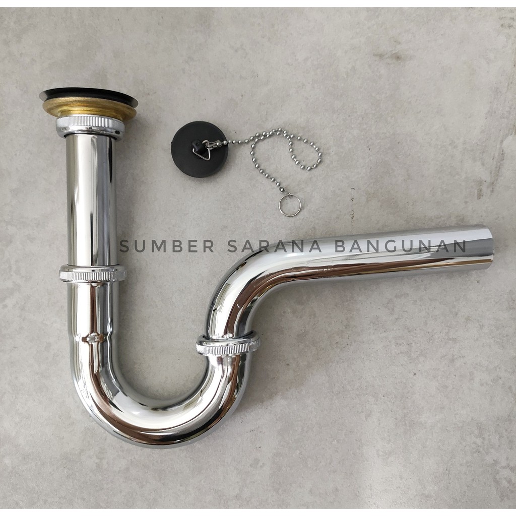 Chrome Sink Siphon / Swan Neck Sink Rubber Cover