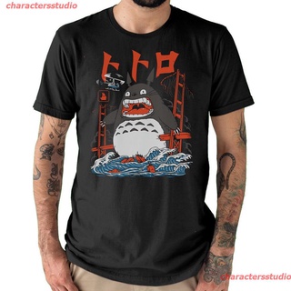 charactersstudio 2021 {Xs-6Xl} เสื้อยืดคอกลมแขนสั้นพิมพ์ลาย My Neighbour Totoro Attack สไตล์ญี่ปุ่นเกาหลี discount