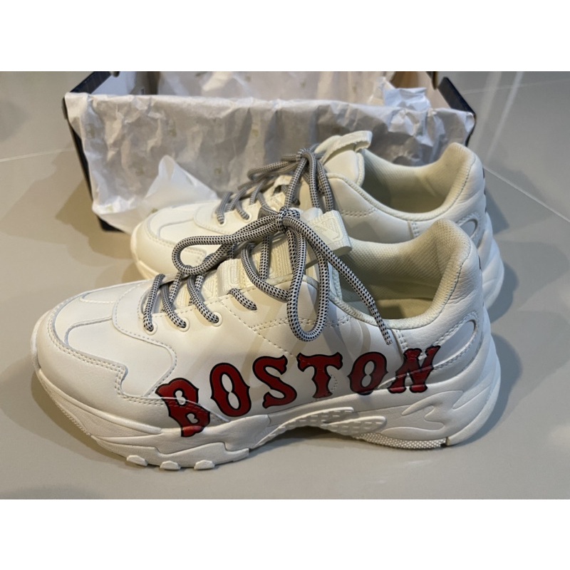 ❌ SOLD OUT❌ รองเท้าผ้าใบ MLB SNEAKERS BOSTON RED SOX - UNISEX  ✅ ของแท้จาก SHOP 💯% สภาพ99%