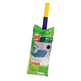 SCOTCH BRITE ม็อบเปียก 3 M ขนาด 25 x 3 x 160 ซม. สีขาว SCOTCH BRITE 3 M Wet Mop Size 25 x 3 x 160 cm. White