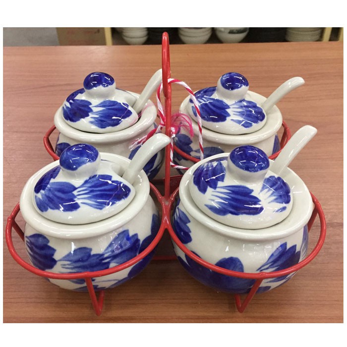 พวงเครื่องปรุงเซรามิก (พวงพร้อมโถในชุด) - รูปที่ 3