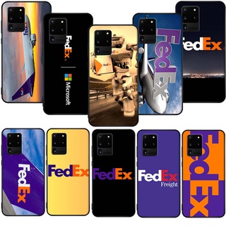 เคสโทรศัพท์ซิลิโคน TPU แบบนิ่ม ลาย SL108 FedEx Zeichen สีดํา สําหรับ Samsung Galaxy S7 Edge S8 Plus S9 Plus