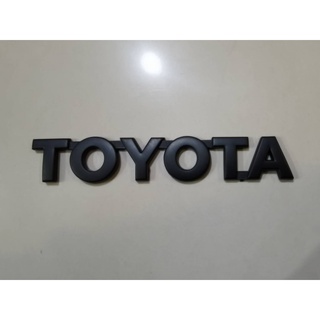 โลโก้ LOGO TOYOTA สีดำ แปะท้ายสำหรับ toyota vigo และ revo ได้ทุกรุ่น*จัดส่งเร้ว บริการประทับใจ*