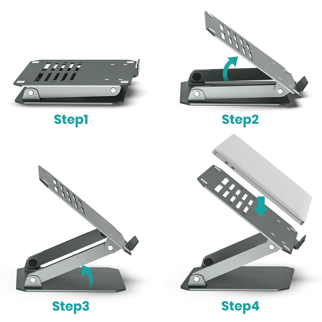 ขาตั้งโน้ตบุ๊ค Mono Dsign รุ่น Aluminium Elevator Laptop Stand (with