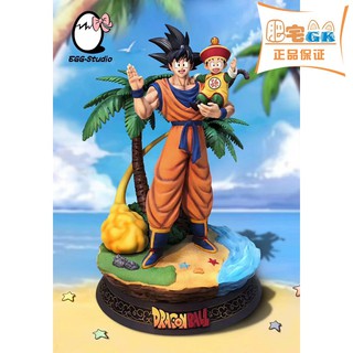 [ส่งฟรี] โมเดล ดราก้อนบอล Dragonball Z  โกคู อุ้ม โกฮังเด็ก  งานแท้ Egg studio สูง 41cm