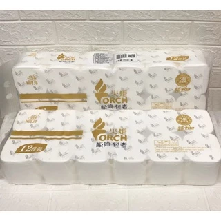 กระดาษทิชชู่ ORCH หนา5ชั้นไร้แกน สุดคุ้ม(แพ็ค14ม้วน/12ม้วน) น้ำหนัก750กรัม-1760กรัม กระดาษชำระใช้ในบ้าน เหนียวซับน้ำ