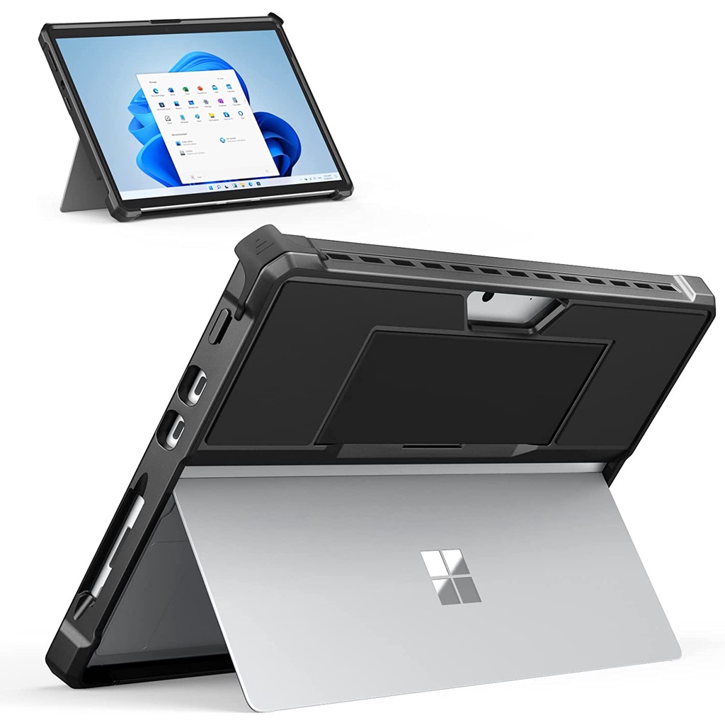 Moko All-in-One เคสป้องกัน พร้อมสายคล้องมือ สําหรับ Surface Pro 8-13 นิ้ว 2021 และคีย์บอร์ด