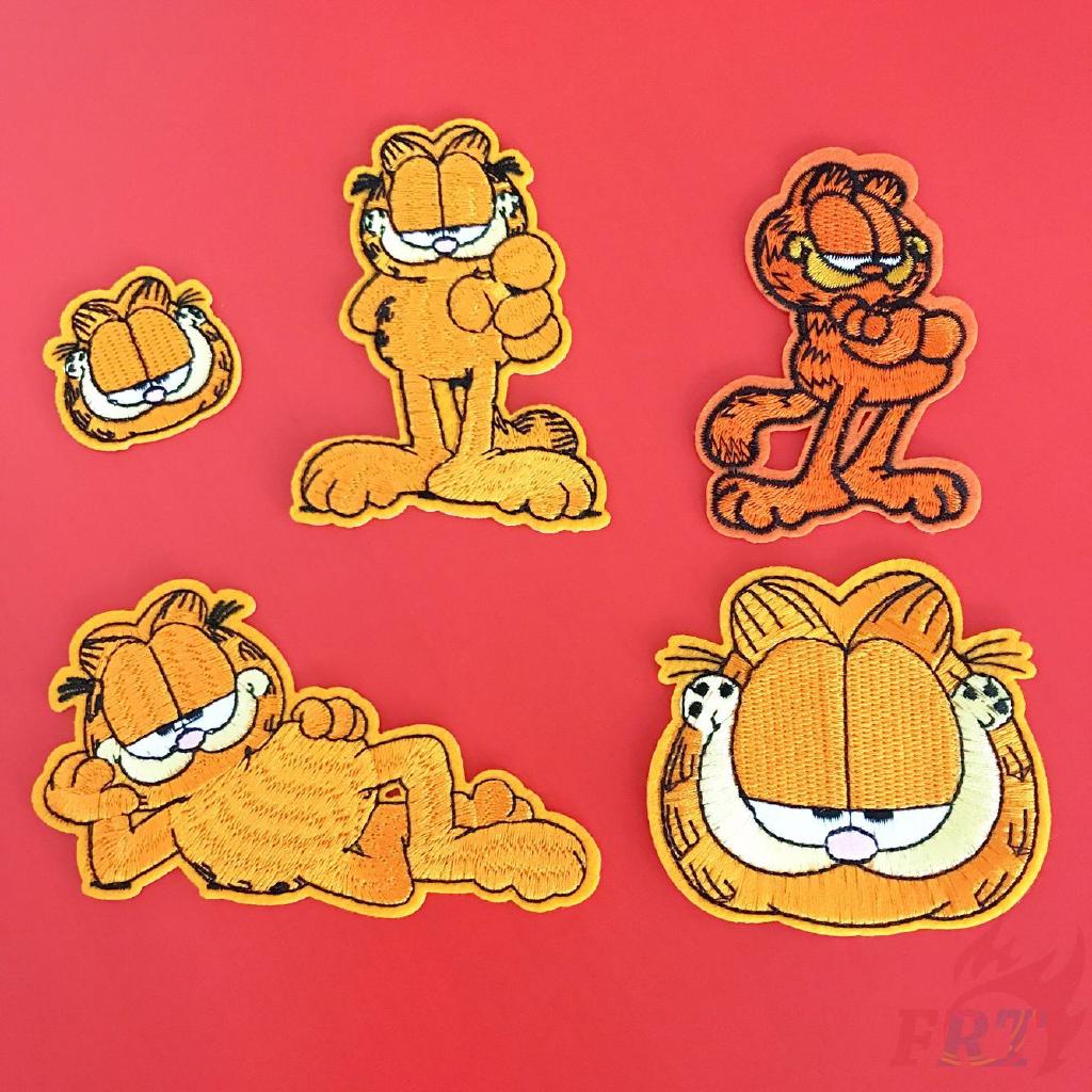 ☸ Cartoon：Garfield Patch ☸ 1Pc Cat Diy Sew On Iron On Badges Patches（Garfield - Series 02）