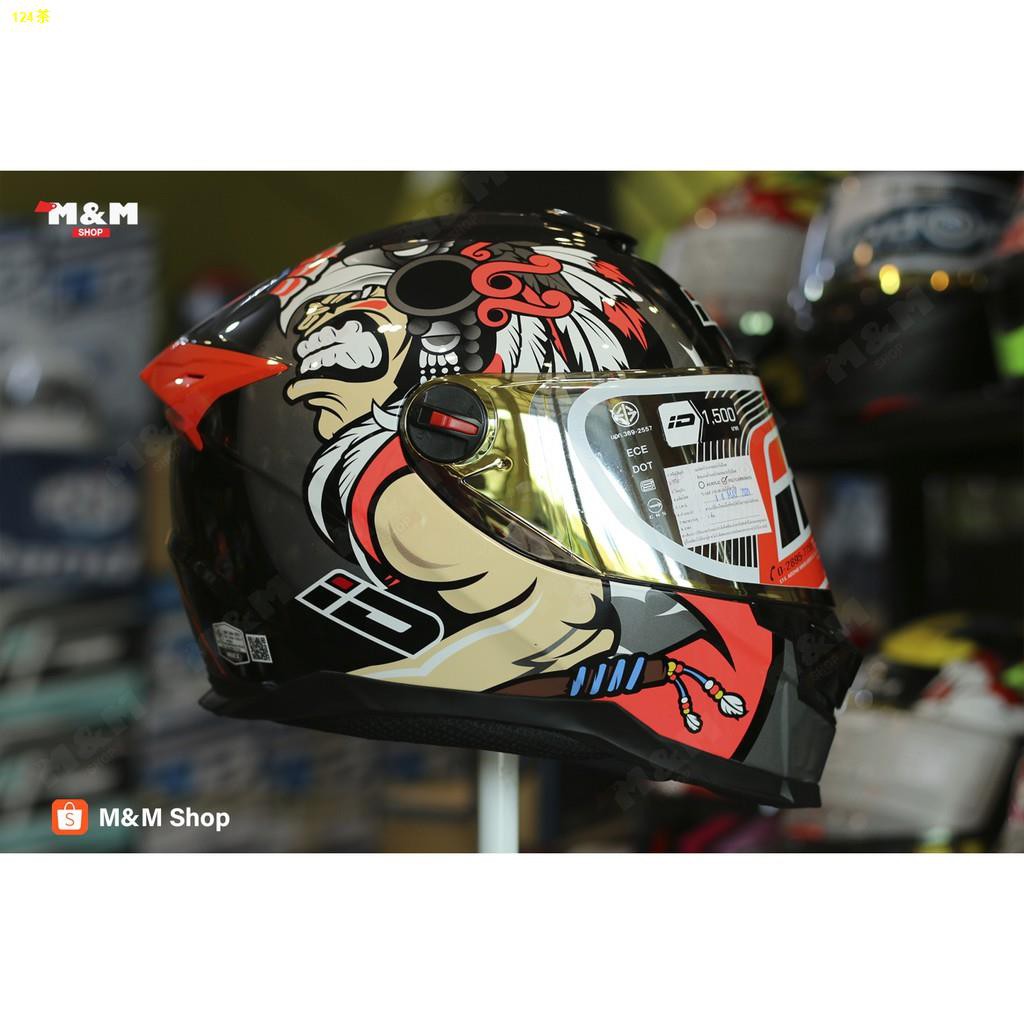 ❀☌♣หมวกกันน็อค เต็มใบ INDEX ID-SPARTAN