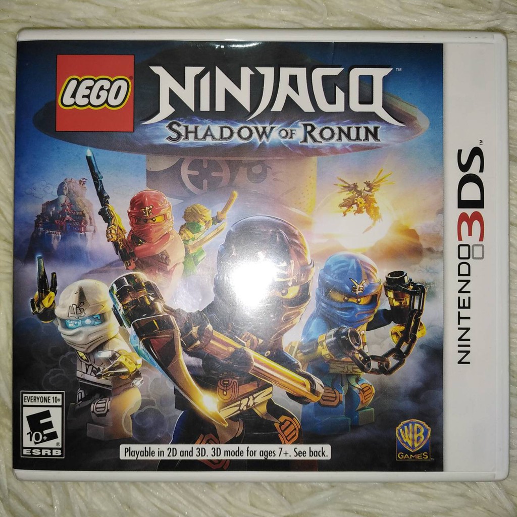 [เหลือ 212.5ใส่ CLUN150 ] Nintendo​ 3ds​ -​ Lego Ninjago : Shadow of Ronin (us)​*ปกและกล่องรอยเยอะ