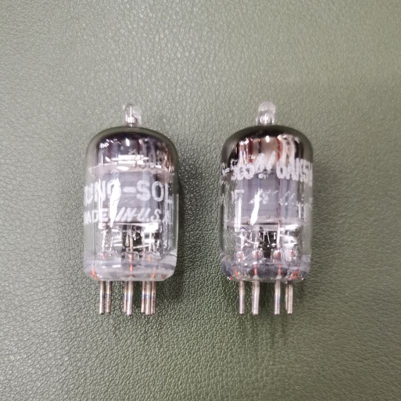 Tung-Sol 6AK5 (6J1,5654,6AJ5) tubes - GREY Plates, GE 5725W หลอดเสียง Tube amp แอมป์หลอด จำหน่าย 2 ห