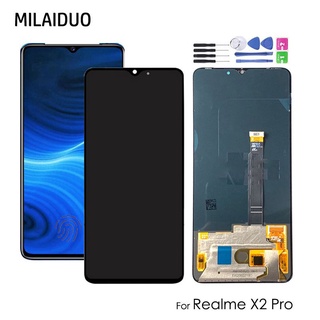 แผงหน้าจอสัมผัส LCD แบบประกอบเอง สําหรับ Realme X2 PRO Oppo Reno Ace