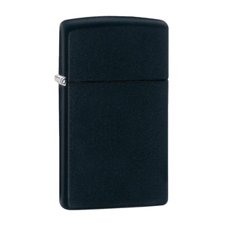 Zippo ไฟแช็กรุ่น 1618 Black Matte Slim ของแท้ รับประกันตลอดชีวิต นำเข้าและจำหน่ายโดยตัวแทนจำหน่าย