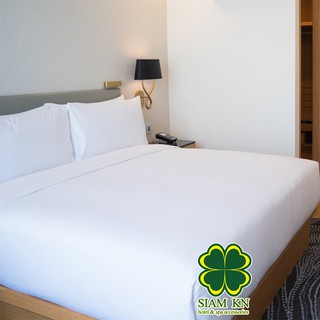 ผ้าปูที่นอนโรงแรม ผ้าCotton C300แบบเรียบ
