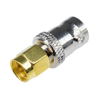 Diymore Rf Coax Coaxial Sma Male Plug To Bnc Female M/F อะแดปเตอร์เสาอากาศวิทยุ สําหรับ Rf Gold-Plated Machined Brass