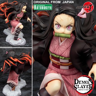 Model Figure งานแท้ Original Kotobukiya Artfx J Demon Slayer Kimetsu no Yaiba ดาบพิฆาตอสูร Nezuko Kamado เนซึโกะ คามาโดะ