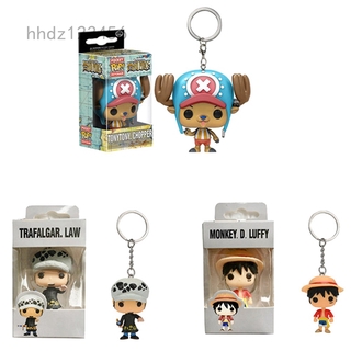 Hhdz One Piece Anime พวงกุญแจโมเดลตุ๊กตา Pvc ของเล่นสําหรับเด็ก