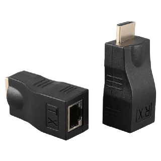 โปรโมชั่น : ของแท้ใช้ได้จริง ตัวแปลงหัว HDMI เป็นสายแลน ส่งได้ 30เมตร HDMI Extender 2.0 4K 2K HDMI005