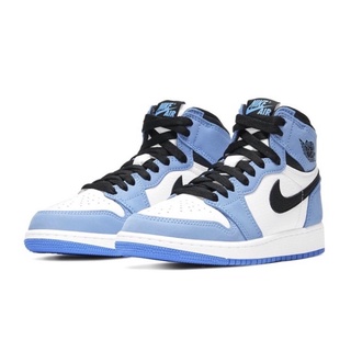 Nike Air Jordan 1 Retro High White University BlueBlack🔵⚫️ *สินค้าในภาพของจริง!!!!!