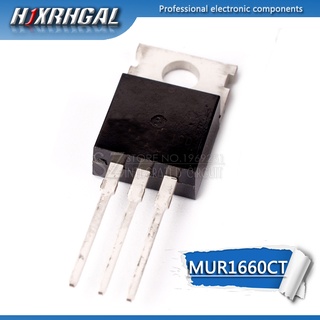 Mur1660Ct To-220 U1660G To220 ไดโอดบันทึกเร็ว 10 ชิ้น