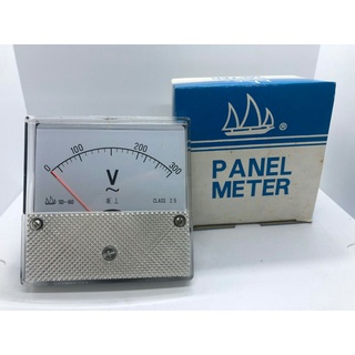 (1ชิ้น) ANALOG PANEL MITER  AC โวลต์มิเตอร์  รุ่น SD-80 AC300V ขนาด 80x80 MM. ของญี่ปุ่นเก่าเก็บสินค้าใหม่ในไทยพร้อมส่ง