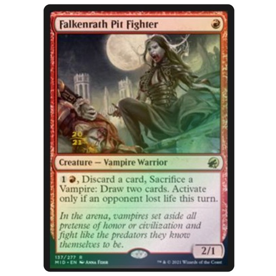 Falkenrath​ Pit​ Fighter​ (Foil​ Prerelease​ Midnight​ Hunt)​