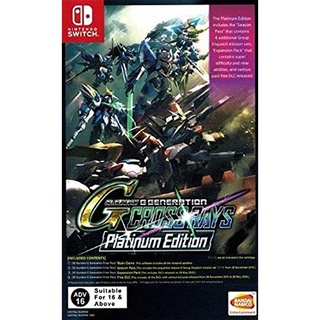 Gundam G Generation Crossrays Platinum Edition for Nintendo switch ภาษา English แผ่นใหม่ในซีล ตรงปก