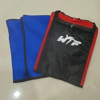 C18# กระเป๋าตาข่าย 2ชั้น ใส่อุปกรณ์เทควันโด Taekwondo Bag for Protector sets Chest Guard Head Gear