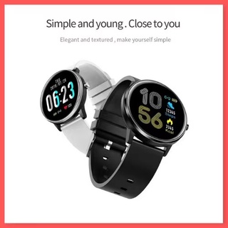 🌹Smart watch MX6🌹ฟังก์ชั่นไทย ทัชสกรีนได้ทั้งหน้าจอ วัดการเต้นของหัวใจ รองรับทั้ง Android และ IOS กันน้ำได้ IP68