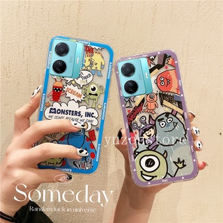 Phone Case เคส VIVO T1 5G T1x Y01 Y73 Y33T Y21T Y33s Y21s Y21 Soft Casing เคสโทรศัพท Monster University Cartoon Couple Phone Back Cover