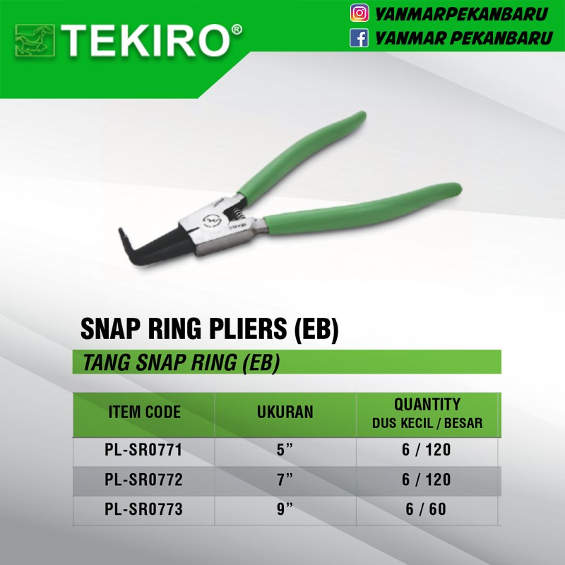 TEKIRO SNAP RING PLIERS / SNAP RING PLIERS (EB)
