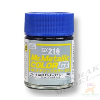 สีสูตรทินเนอร์ Mr.hobby Mr.Metallic Color GX216 DARK BLUE 18ML