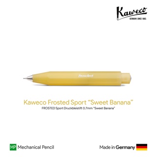 Kaweco Frosted Sport "Sweet Banana" 0.7mm Push Pencil - ดินสอกดคาเวโก้ฟรอสต์สปอร์ต สีเหลืองพาสเทล