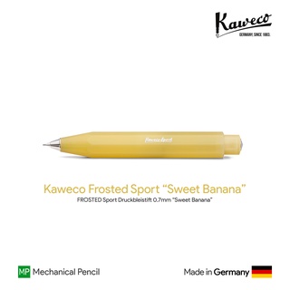 Kaweco Frosted Sport "Sweet Banana" 0.7mm Push Pencil - ดินสอกดคาเวโก้ฟรอสต์สปอร์ต สีเหลืองพาสเทล