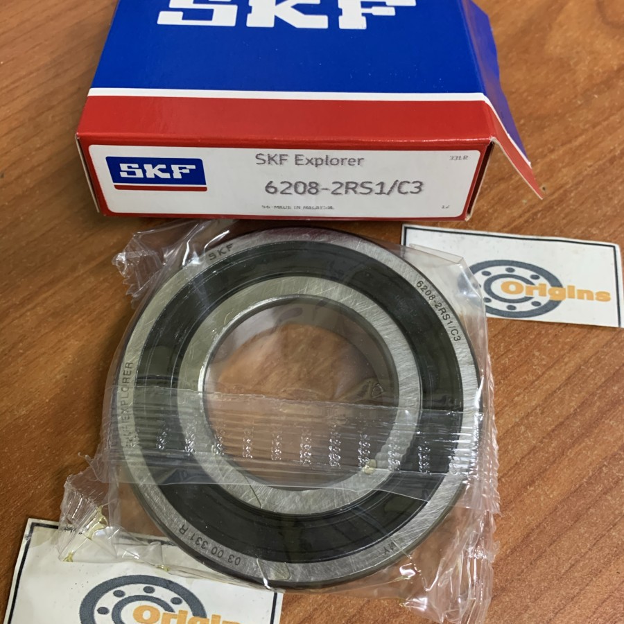 แบริ่ง 6208 2RS C3 SKF ORIGINAL 6208-2RS1/C3