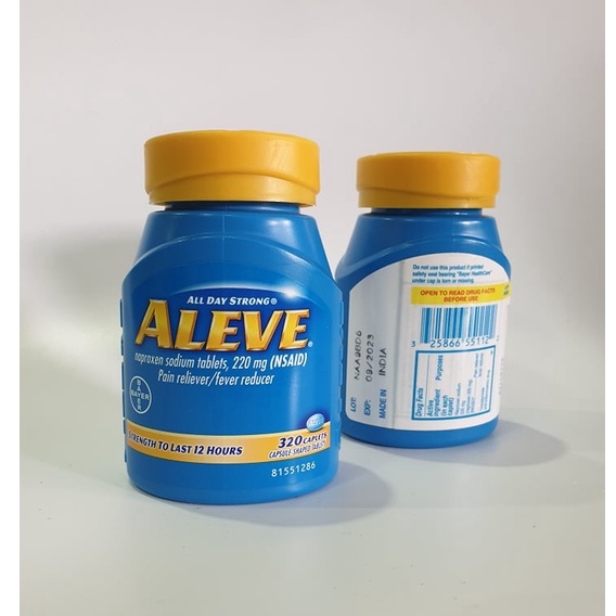 Aleve ALL DAY Strong แก้ปวดลดไข้อัลลีฟ บรรเทาอาการปวด