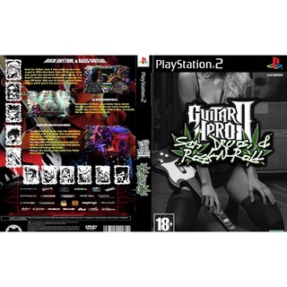 แผ่นเกมส์ PS2 Guitar Hero II Sex Drugs &amp; Rock N Roll   คุณภาพ ส่งไว (DVD)