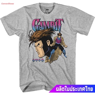 เสื้อยืดผู้ชายและผู้หญิง Marvel Mens Comics Group Shirt - X-Men Gambit Mens Tee - Throwback Classic T-Shirt Sports T-shi