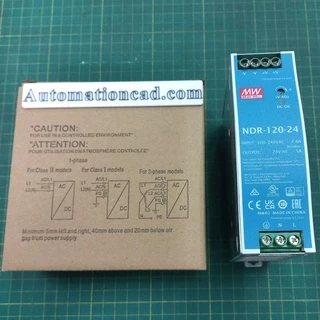 NDR-120-24 NDR-240-24 MEANWELL ของแท้ power supply เพาเวอร์ซัพพลาย
