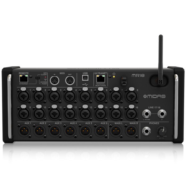 MIDAS MR18 เครื่องผสมสัญญาณเสียง ดิจิตอล 18-Input 6-Aux