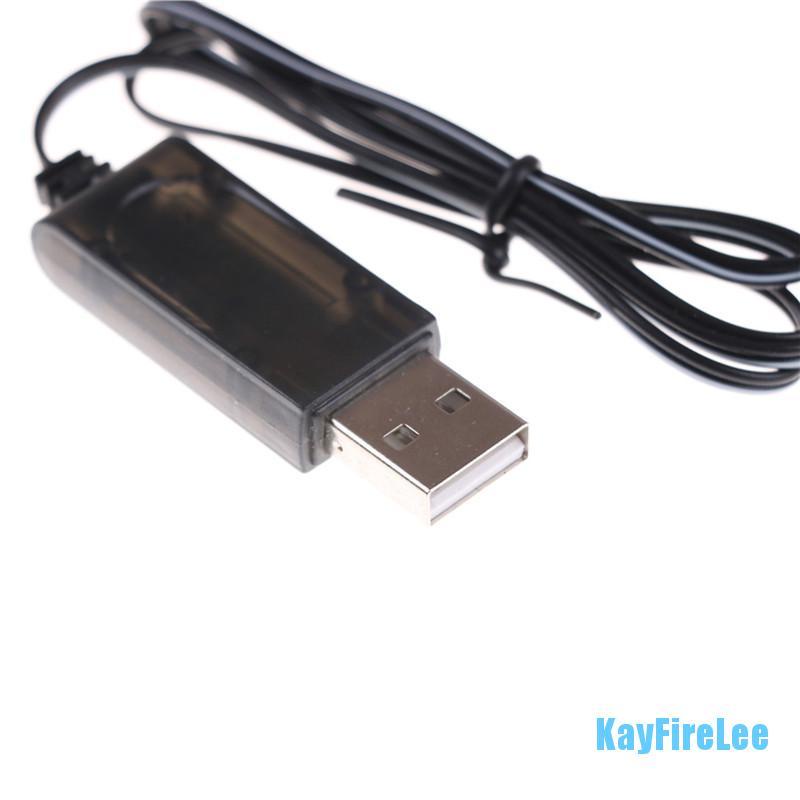 / Kayfirelee / 3.7V อะแดปเตอร์ชาร์จ Usb สีดํา สําหรับเฮลิคอปเตอร์ 1 ชิ้น