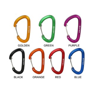 CARABINER อลูมิเนียมคลิปสปริงชุดล็อคสำหรับปีนหน้าผา XINDA XD-8504U-16KN รองรับน้ำหนักได้ 1600 กก