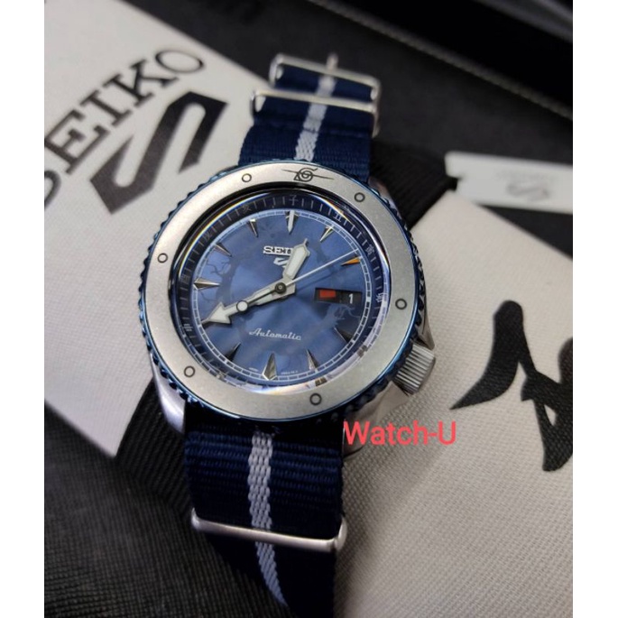 ช้อปดีมีคืน นาฬิกา SEIKO 5 Sports NARUTO &amp; BORUTO Limited Edition (SASUKE) SRPF69K1 SRPF69K SRPF69