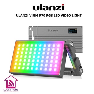 ULANZI VIJIM R70 RGB LED VIDEO LIGHT ไฟติดหัวกล้อง ปรับแสงไฟ 2500-8500K ชาร์จไฟได้