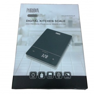 ที่ชั่งนำ้หนัก เหลี่ยมดำ 15 KG. Paradox Digital Kitchen Scale