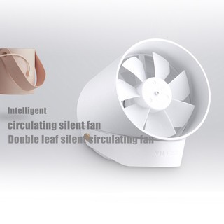 Touch smart USB dual blade fan mini portable small fan