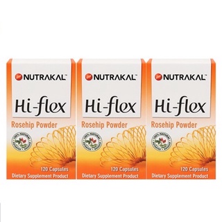 ราคาใหม่Nutrakal Hi-flex (120แคปซูล) x3 ขวด ลดอาการปวดข้อ